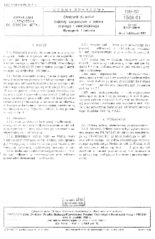 Obrabiarki do metali - Odlewy korpusowe z żeliwa szarego i sferoidalnego - Wymagania i badania BN-82/1508-01