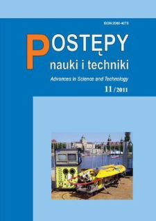Postępy Nauki i Techniki = Advances in Science and Technology 11/2011