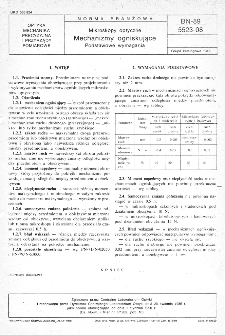 Mikroskopy optyczne - Mechanizmy ogniskujące - Podstawowe wymagania BN-89/5523-08
