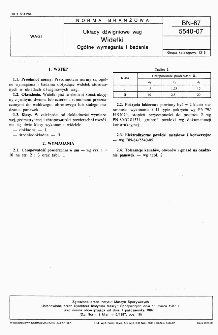 Układy dźwigniowe wag - Widełki - Ogólne wymagania i badania BN-87/5540-07