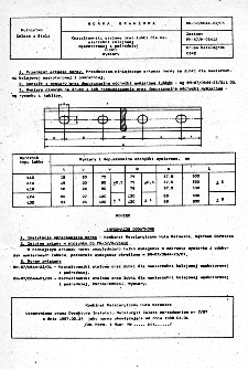 Kształtowniki stalowe oraz łubki dla nawierzchni kolejowej wąskotorowej i pośredniej - Łubki - Wymiary BN-87/0644-23/03