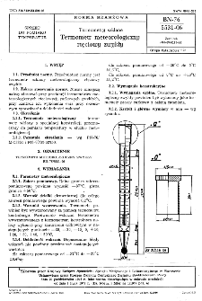 Termometry szklane - Termometr meteorologiczny rtęciowy zwykły BN-76/5531-06