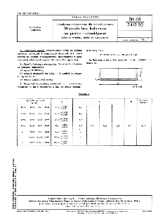 Urządzenia elektroniczne dla techniki jądrowej - Miseczki bez kołnierza na próbki radioaktywne - Główne wymiary, materiał, oznaczanie BN-68/3413-02