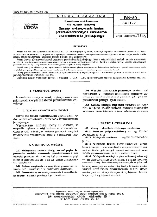 Urządzenia elektroniczne dla techniki jądrowej - Zasady wykonywania badań półprzwodnikowych detektorów promieniowania jonizującego BN-80/3411-21