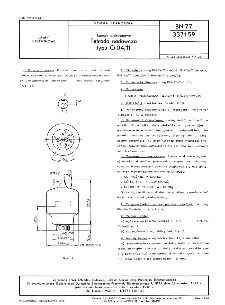 Lampy elektronowe - Trioda nadawcza typu Q-04/11 BN-77/3371-59