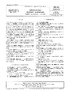 Uderzeniowe drukarki wierszowe - Ogólne wymagania i badania BN-85/3122-01