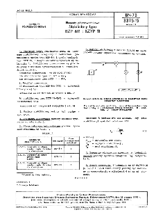 Elementy półprzewodnikowe - Stabilizatory typu BZP 611 i BZYP 11 BN-73/3375-15 Arkusz 07