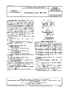 Tranzystory typu BD 354 BN-83/3375-32.02