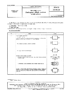 Mikroukłady scalone - Analogowe układy scalone - Symbole graficzne BN-73/3375-20