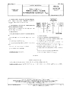 Cyfrowe układy scalone - Metoda pomiaru napięcia na tranzystorze wyjściowym UBE(Q) BN-76/3375-24 Arkusz 15