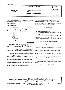 Analogowe układy scalone - Wzmacniacze mocy m. cz. - Pomiar sprawności η BN-77/3375-26 Arkusz 18