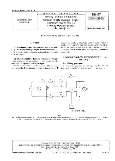 Układy scalone analogowe - Pomiar wejściowego prądu niezrównoważenia IIO i wejściowego prądu polaryzacji IIB BN-87/3375-26/26