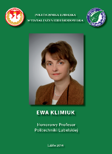 Ewa Klimiuk : Honorowy Profesor Politechniki Lubelskiej