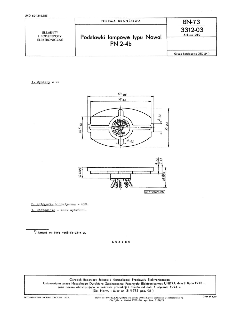 Podstawki lampowe typu Nowal PN 2-4b BN-73/3312-03 Arkusz 212