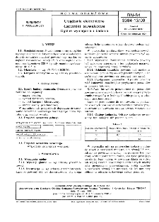 Urządzenia elektroniczne - Łączniki suwakowe - Ogólne wymagania i badania BN-84/3384-13/00