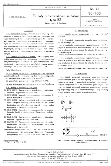 Zespoły prostownikowe selenowe typu BZ - Wymagania i badania BN-71/3041-03