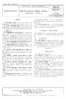 Odgromnikowy węglik krzemu - Wymagania i badania BN-90/3046-01