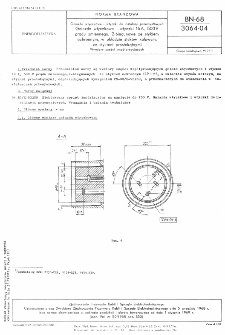 Gniazda wtyczkowe i wtyczki do instalacji przemysłowych - Gniazda wtyczkowe i wtyczki 16 A, 500 V prądu zmiennego, 2-biegunowe ze stykiem ochronnym, w układzie styków kołowym, ze stykami prostokątnymi - Wymiary części współpracujących BN-68/3064-04