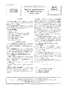 Skrobie modyfikowane dla włókiennictwa - Metody badań BN-90/8080-03