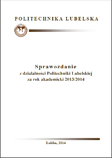 Sprawozdanie z działalności Politechniki Lubelskiej za rok akademicki 2013/2014