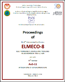 Proceedings of the 8th International Conference ELMECO-8 - electromagnetic devices and processes in environment protection : joint with 11th Seminar “Applications of Superconductors AoS-11”, Nałęczów, Poland, September 28 – October 01, 2014