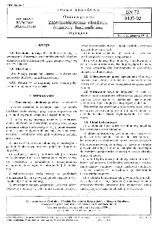 Obudowa górnicza - Zmechanizowana obudowa ścianowa hydrauliczna - Wymagania BN-78/0435-02