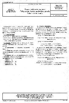 Rozjazdy wąskotorowe kopalniane - Połączenia torów podwójne proste - Podział i główne wymiary BN-70/1722-14