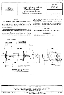 Rozjazdy wąskotorowe kopalniane - Napęd zwrotnicowy elektromagnetyczny - Podstawowe wymagania i badania BN-74/1722-29