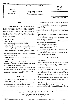 Zapory torowe - Wymagania i badania BN-78/1722-30