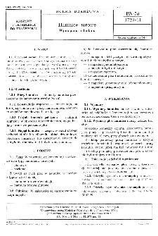 Hamulce torowe - Wymagania i badania BN-78/1722-31