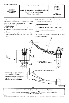 Łapadła do drewnianych prowadników szybowych - Sprężyny wyzwalające - Główne dane techniczne BN-67/1725-10.