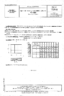 Łapadła do drewnianych prowadników szybowych - Wkładki - Wymiary i materiał BN-67/1725-12