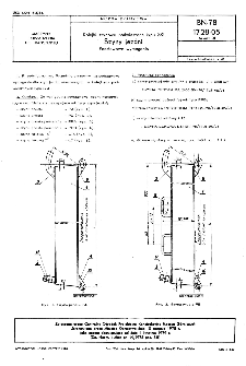 Kolejki szynowe podwieszane typu SKL - Szyny jezdni - Podstawowe wymagania BN-78/1728-05 Arkusz 01