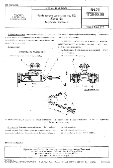 Kolejki szynowe podwieszane typu SKL - Zwrotnia - Podstawowe wymagania BN-79/1728-05.08