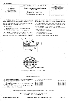 Kolejki szynowe podwieszane typu SKL - Krążek zwrotny - Podstawowe wymagania BN-79/1728-05.09