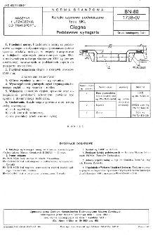 Kolejki szynowe podwieszane typu SKL - Cięgna - Podstawowe wymagania BN-80/1728-07