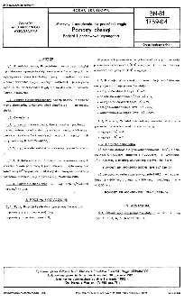 Maszyny i urządzenia do przeróbki węgla - Pomosty obsługi - Podział i podstawowe wymagania BN-81/1759-04