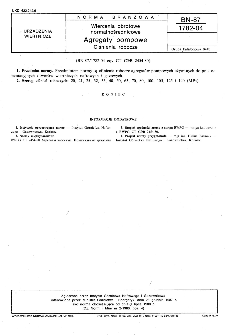 Wiercenia obrotowe normalnośrednicowe - Agregaty pompowe - Ciśnienia robocze BN-87/1782-04