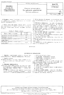 Wiercenia hydrogeologiczne - Urządzenia wiertnicze - Parametry podstawowe BN-75/1791-04