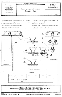 Elementy do mocowania rurociągów - Podpory stałe BN-82/2414-05/03