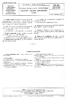 Armatura dla przemysłu mleczarskiego - Łączniki rurowe zaciskowe - Trójniki BN-88/2614-06