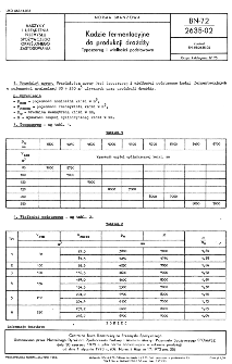 Kadzie fermentacyjne do produkcji drożdży - Typoszereg i wielkości podstawowe BN-72/2635-02