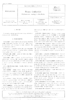 Pismo drukarskie - Podstawowe nazwy i określenia BN-77/7401-15