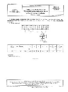 Przenośniki wzdłużne do kłód i dłużyc - Wyrzutniki pneumatyczne dolne jednostronnego działania - Główne parametry BN-73/1621-17