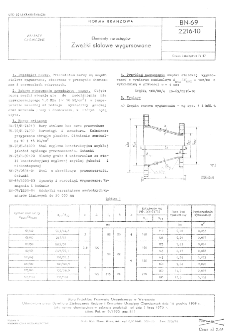 Elementy rurociągów - Zwężki stalowe wygumowane BN-69/2216-10