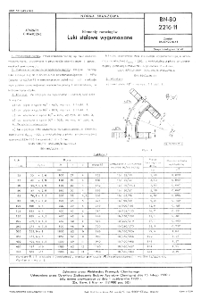 Elementy rurociągów - Łuki stalowe wygumowane BN-80/2216-11