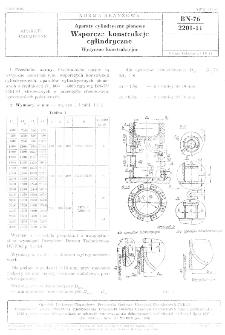 Aparaty cylindryczne pionowe - Wsporcze konstrukcje cylindryczne - Wytyczne konstrukcyjne BN-76/2201-11