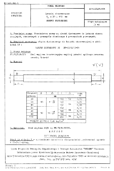 Latarki obserwacyjne Dc = 30 ÷ 110 mm - Słupki dystansowe BN-63/2213-09
