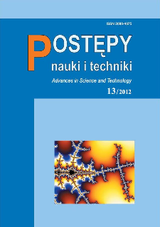 Postępy Nauki i Techniki = Advances in Science and Technology 13/2012