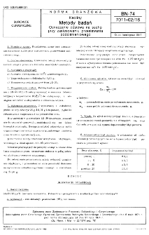Koaliny - Metody badań - Oznaczanie odsiewu na sucho przy zastosowaniu przesiewania podciśnieniowego BN-74/7011-02/16